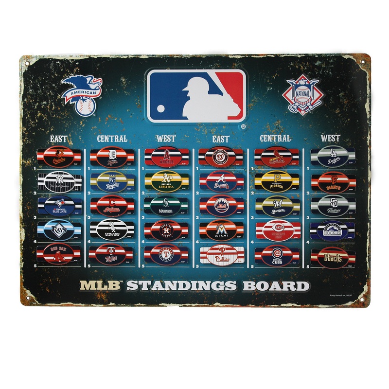 MLB Baseball Magnetic Standings Board