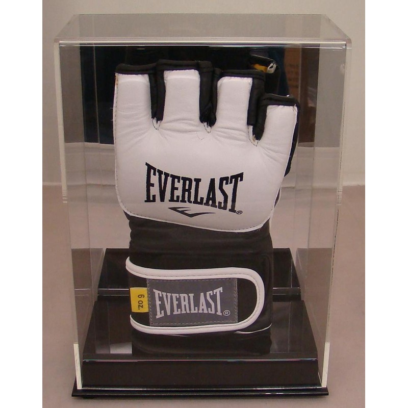 New Deluxe Single UFC / MMA Fight Glove Display Case with Mirror