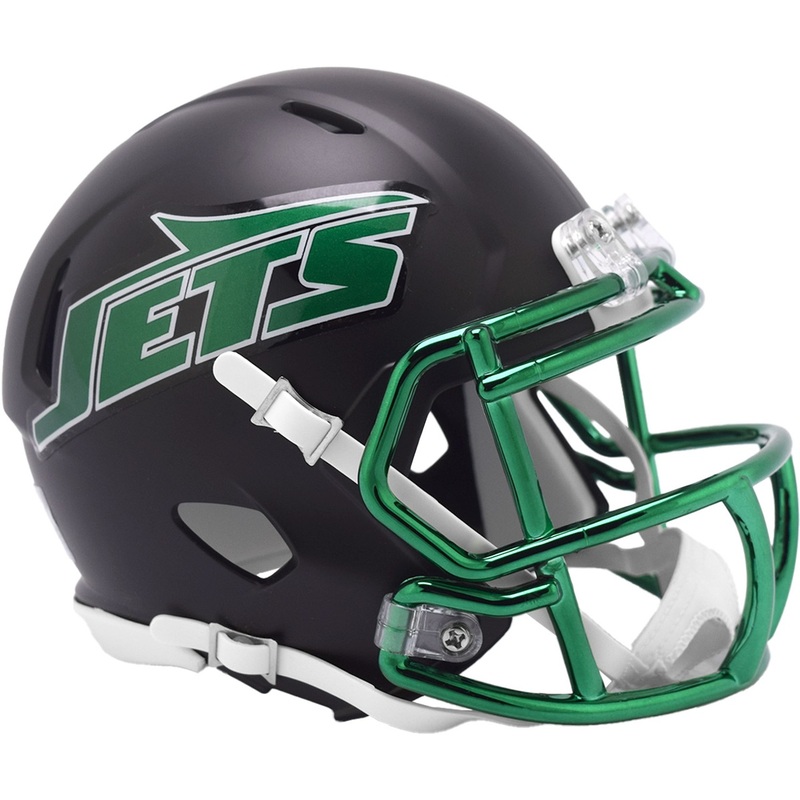 New York Jets 2024 On Field Additional Alternate Riddell Speed Mini Football Helmet
