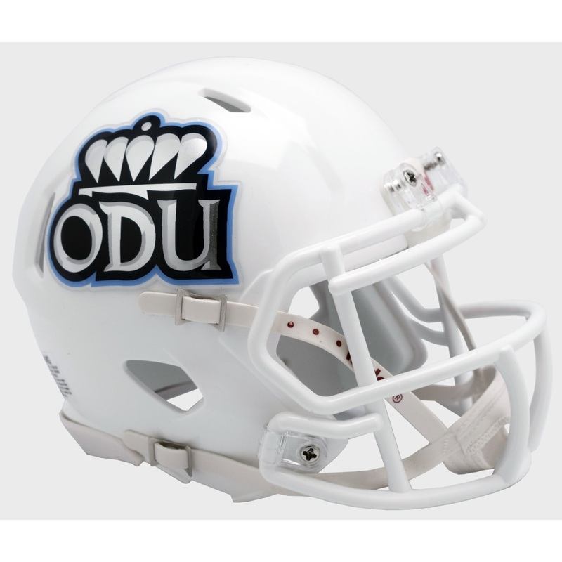 Old Dominion Monarchs White Riddell Speed Mini Football Helmet