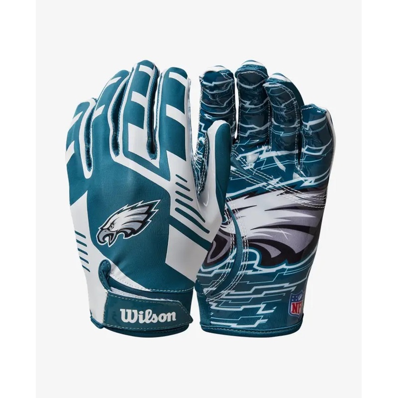 Philadelphia Eagles NFL Stretch Fit Receiver Football Gloves