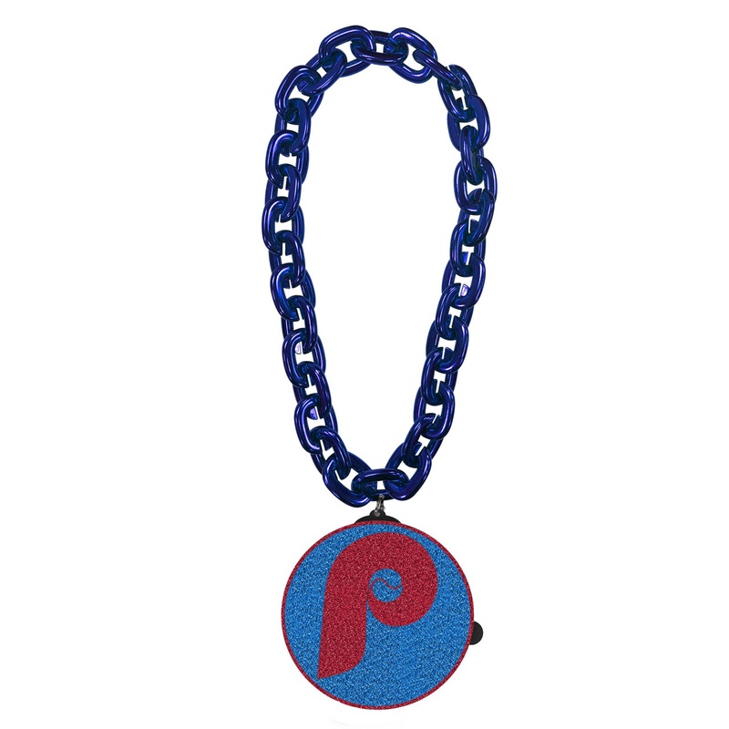 Philadelphia Phillies Spinner Edition FanChain Swag Blue Chain Replica Necklace