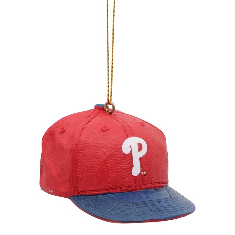 Philadelphia Phillies Team Baseball Cap Christmas Tree Ornament
