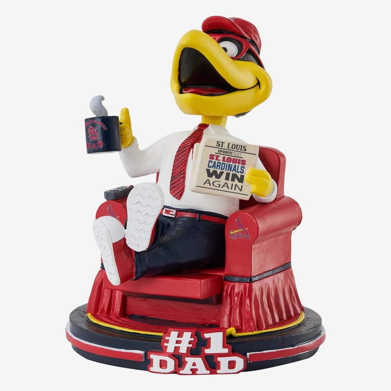 St Louis Cardinals Mascot Fredbird Number 1 Dad 6″ Bobblehead Bobble Head Doll