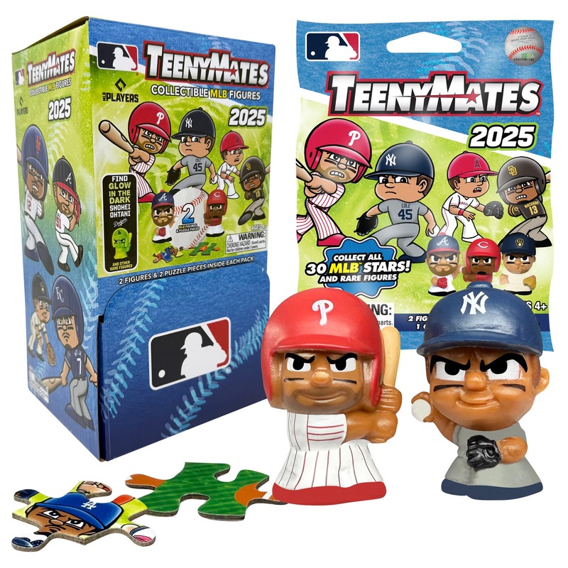 Teenymates Party Animal 2025 MLB Series 12 Baseball Mini Figurines Mystery Box (32 packs)