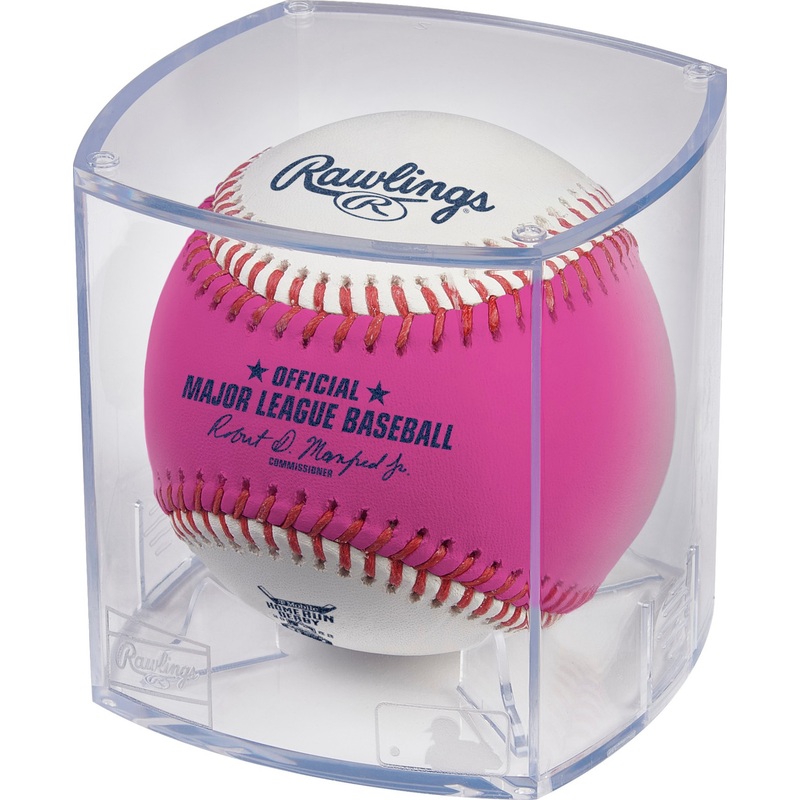 2022 MLB All-Star Game Rawlings Official Pink Home Run Derby Moneyball Baseball In Cube – Los Angeles