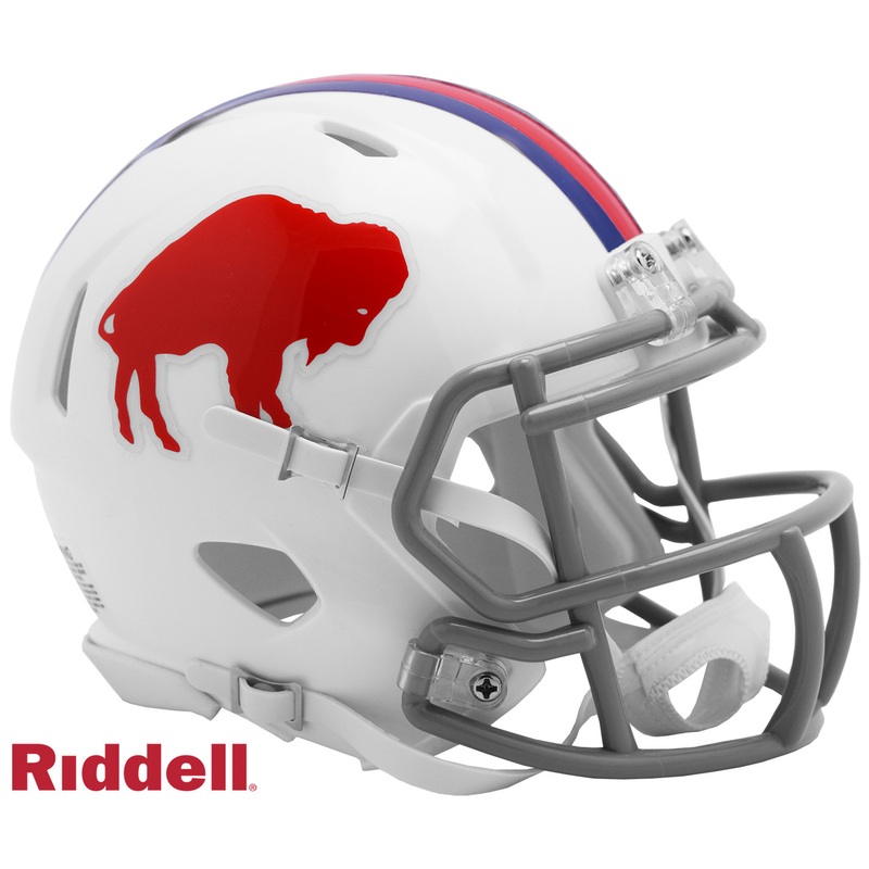 Buffalo Bills 1965 to 1973 Retro Throwback Revolution SPEED Mini Football Helmet