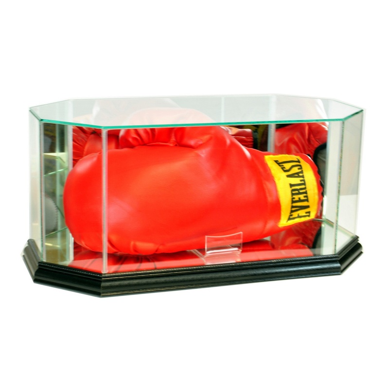 Deluxe Real Glass Boxing Glove Octagon Display Case