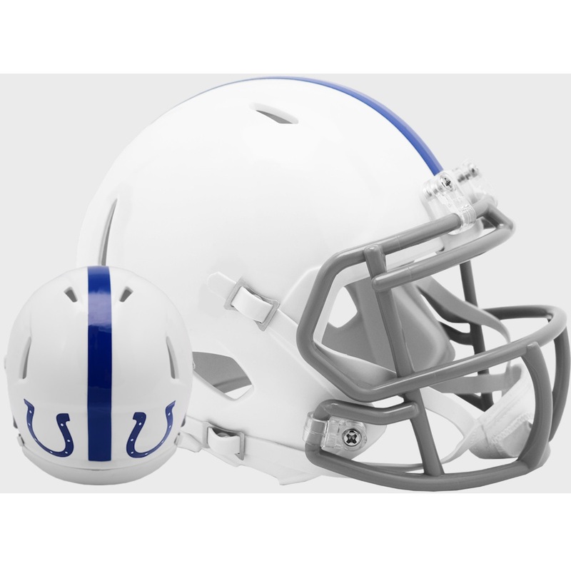 Indianapolis / Baltimore Colts 1956 Throwback Revolution SPEED Mini Football Helmet