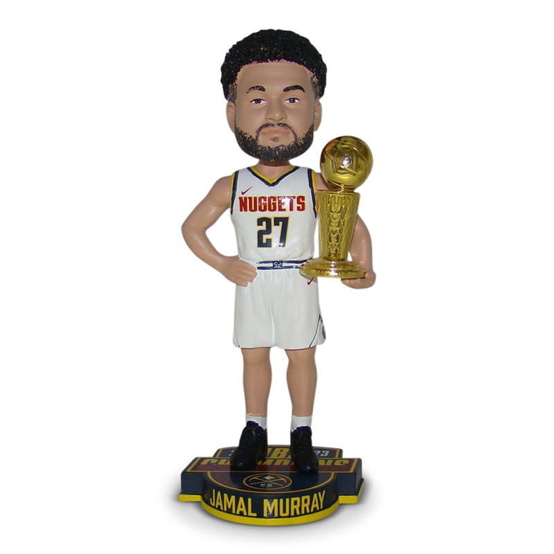 Jamal Murray Denver Nuggets 2023 NBA Champions 8″ Bobblehead Bobble Head Doll