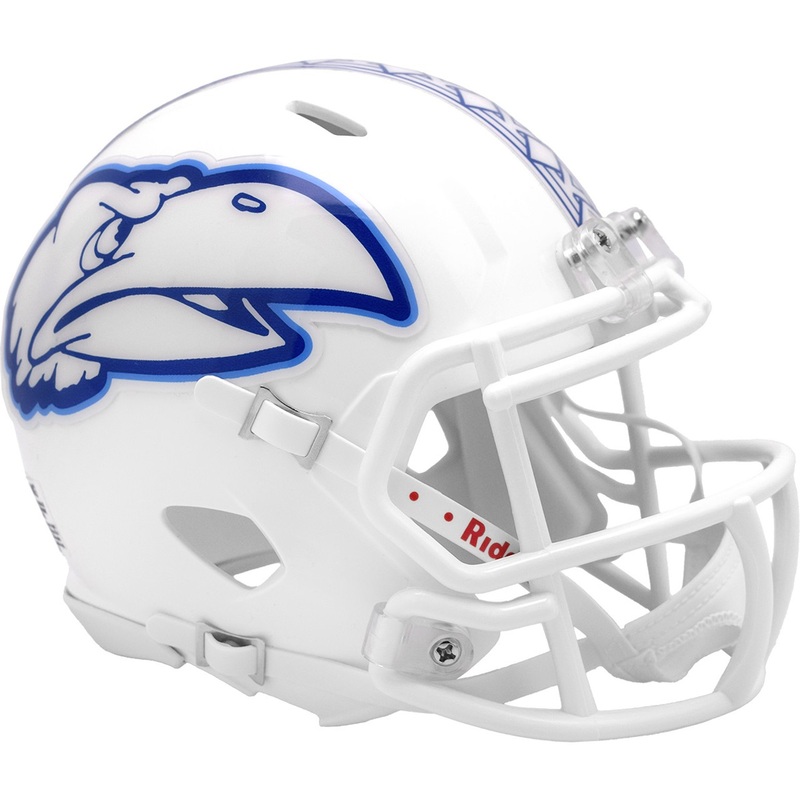 Kansas Jayhawks White NCAA Riddell Speed Mini Football Helmet