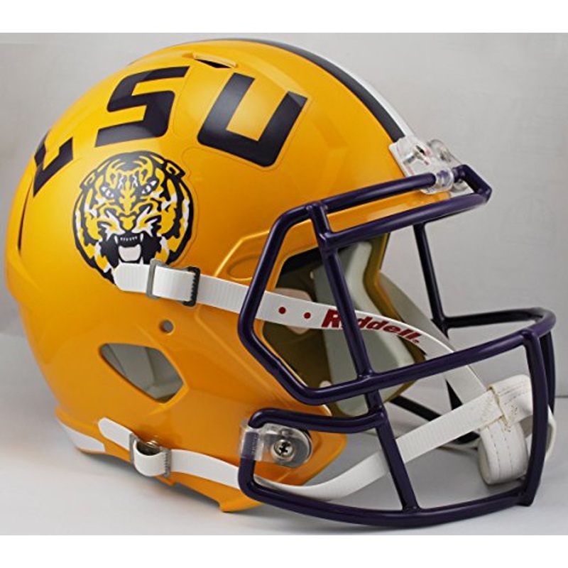 LSU Tigers NCAA SPEED Riddell Full Size Replica Football Helmet