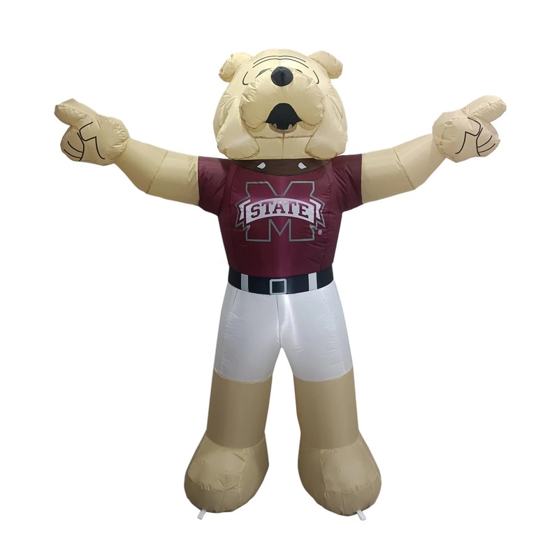 Mississippi State Bulldogs Mascot Bully 7′ Tall NCAA Yard Inflatable
