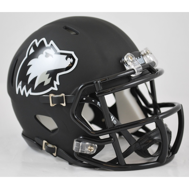 Northern Illinois Huskies Alternate Matte Black NCAA Revolution SPEED Mini Helmet