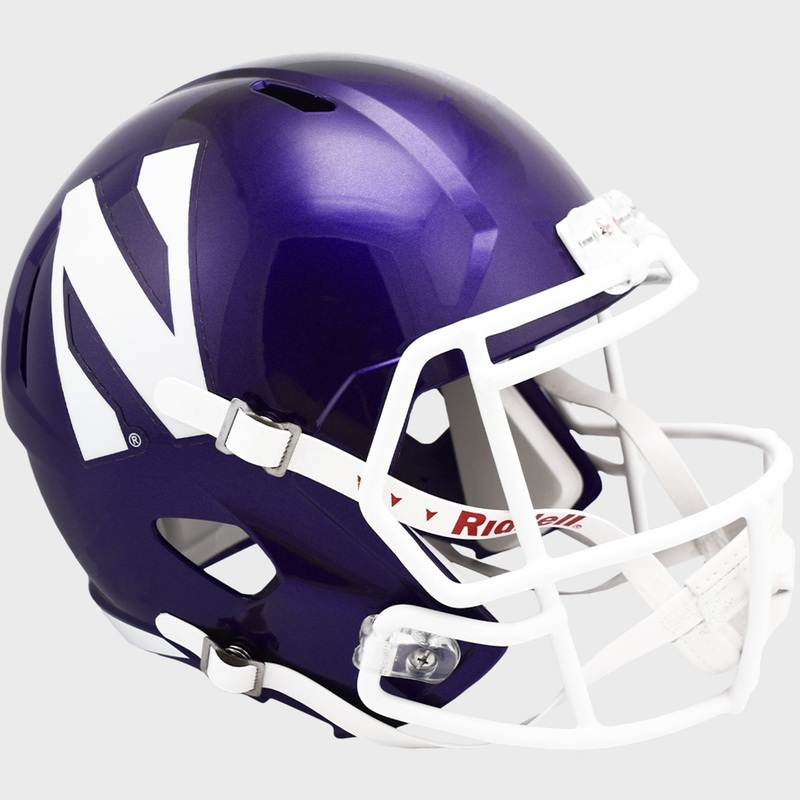 Northwestern Wildcats NCAA SPEED Riddell Full Size Replica Football Helmet