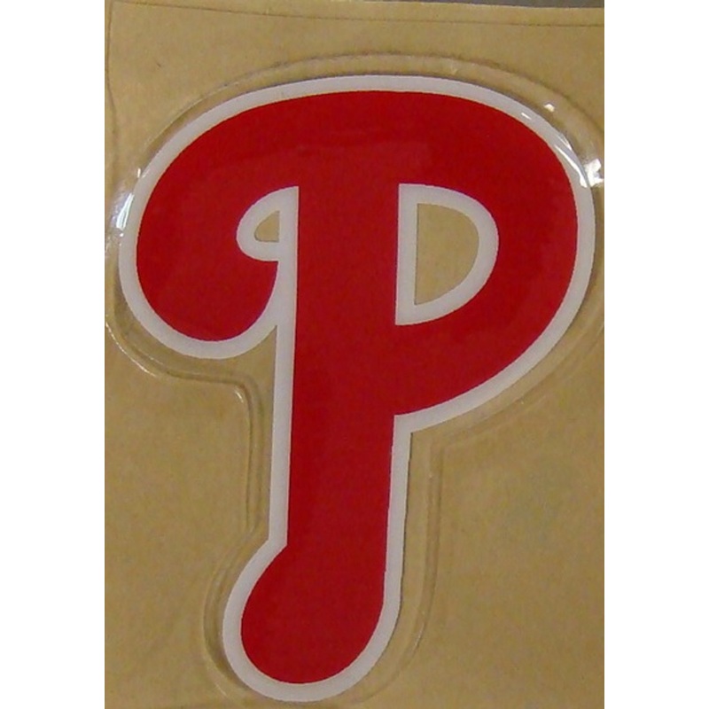 PHILADELPHIA PHILLIES RED FULL SIZE HELMET 3M STICKER DECAL