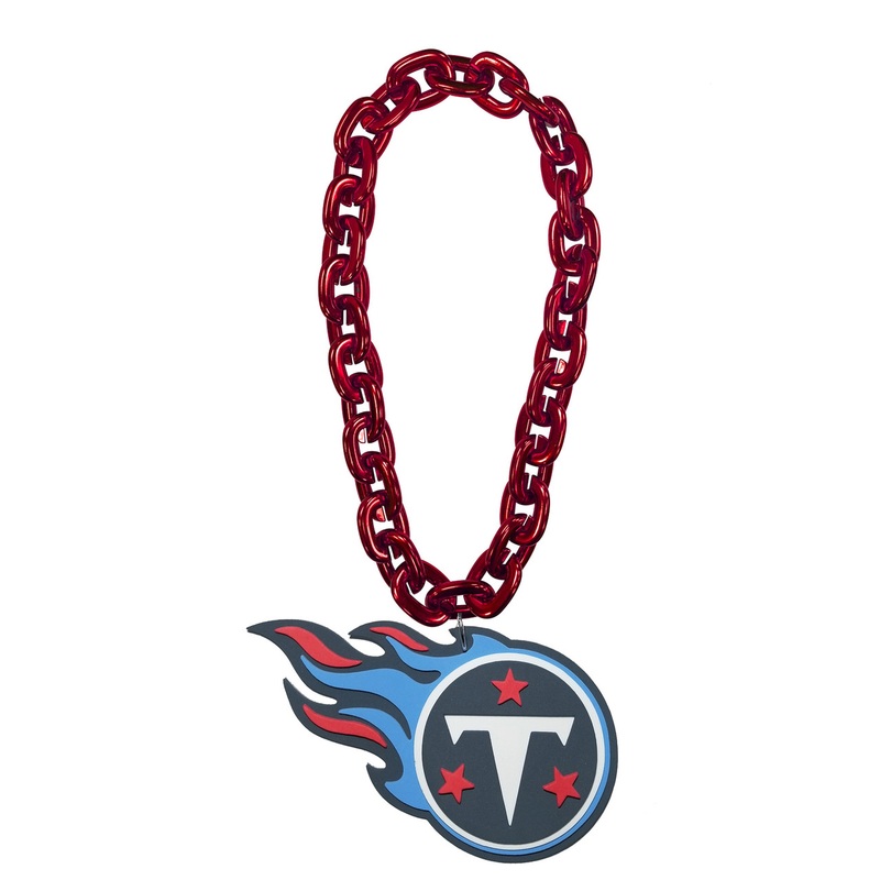 Tennessee Titans NFL Touchdown Fan Chain 10 Inch 3D Foam Magnet Necklace