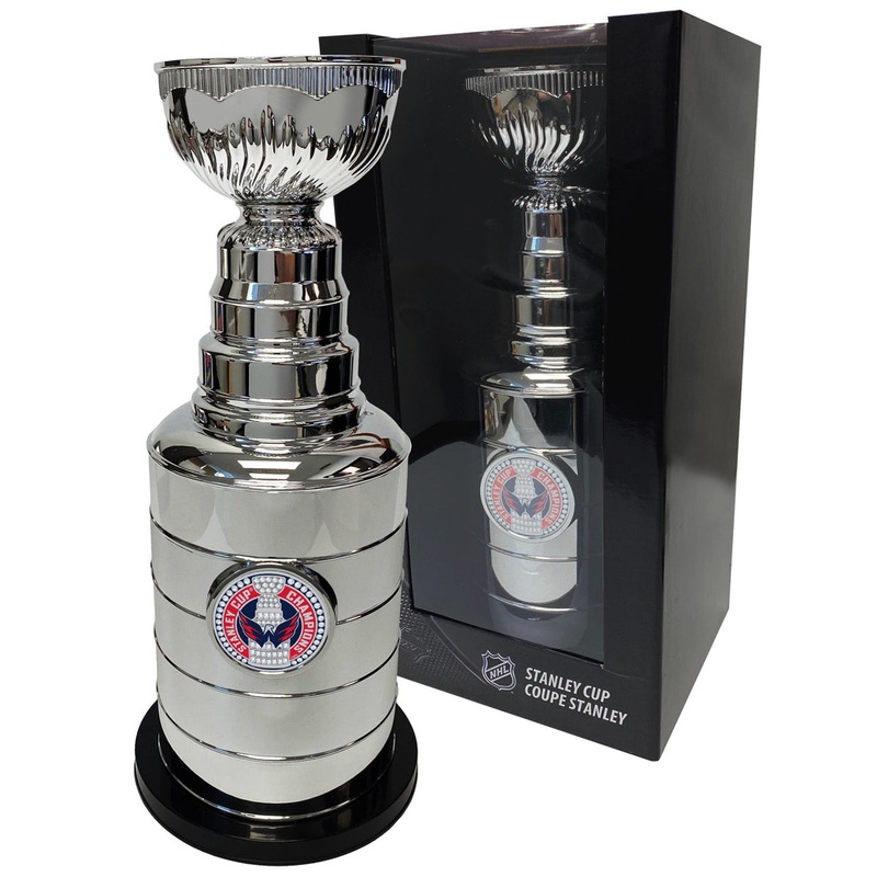 Washington Capitals NHL Stanley Cup Chrome 14″ Trophy Coin Bank