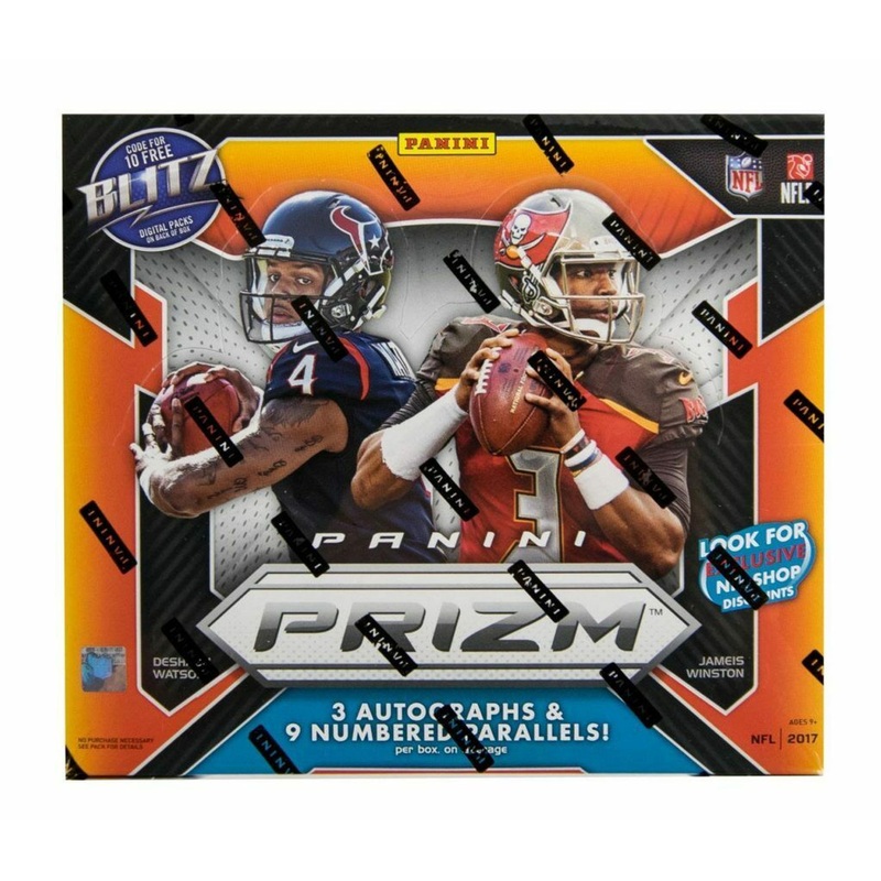 2017 Panini Prizm Football Hobby Jumbo Box