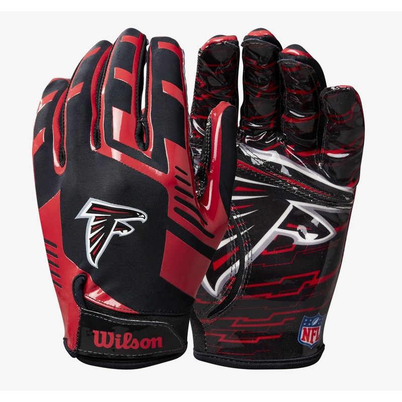 Atlanta Falcons NFL Stretch Fit Receiver Football Gloves