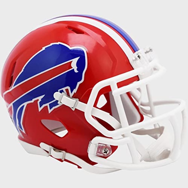 Buffalo Bills 1987 to 2001 Throwback Revolution Speed Mini Football Helmet