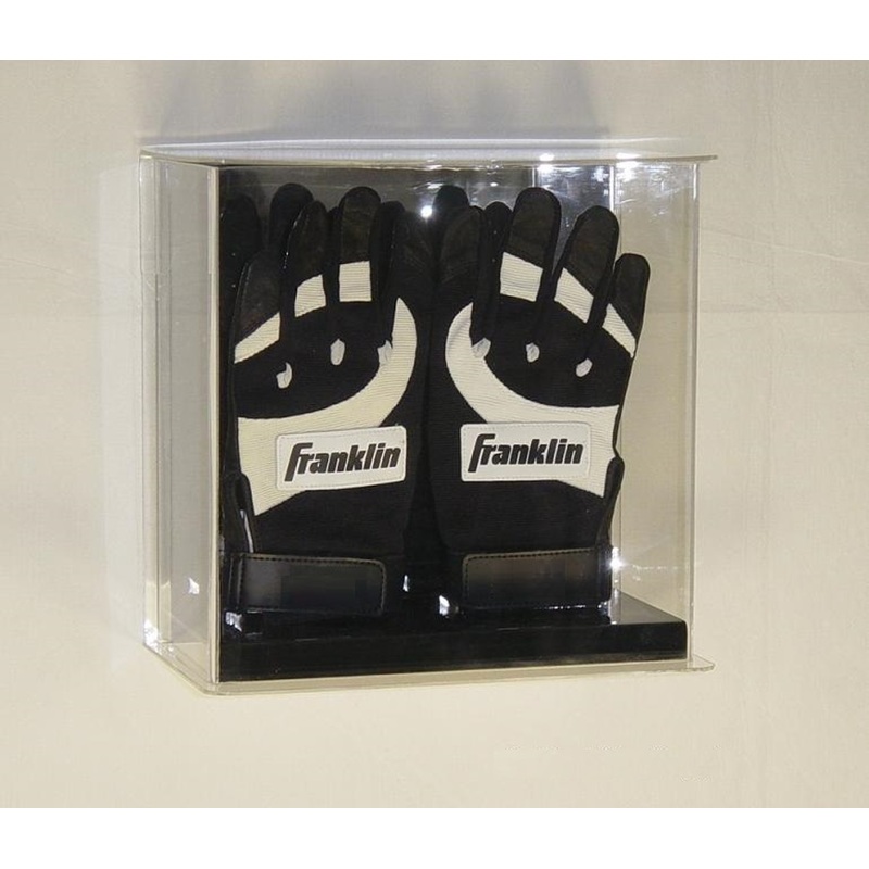 Double Baseball Batting Glove Wall Mountable Display