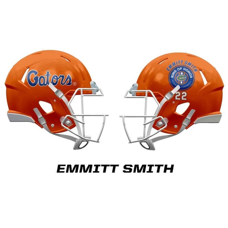 Florida Gators Emmitt Smith Ring of Honor SPEED Mini Football Helmet