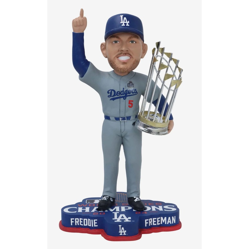 Freddie Freeman Los Angeles Dodgers 2024 World Series Champions 8″ Bobblehead Bobble Head Doll