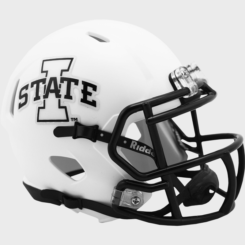 Iowa State Cyclones White NCAAA Revolution SPEED Mini Football Helmet