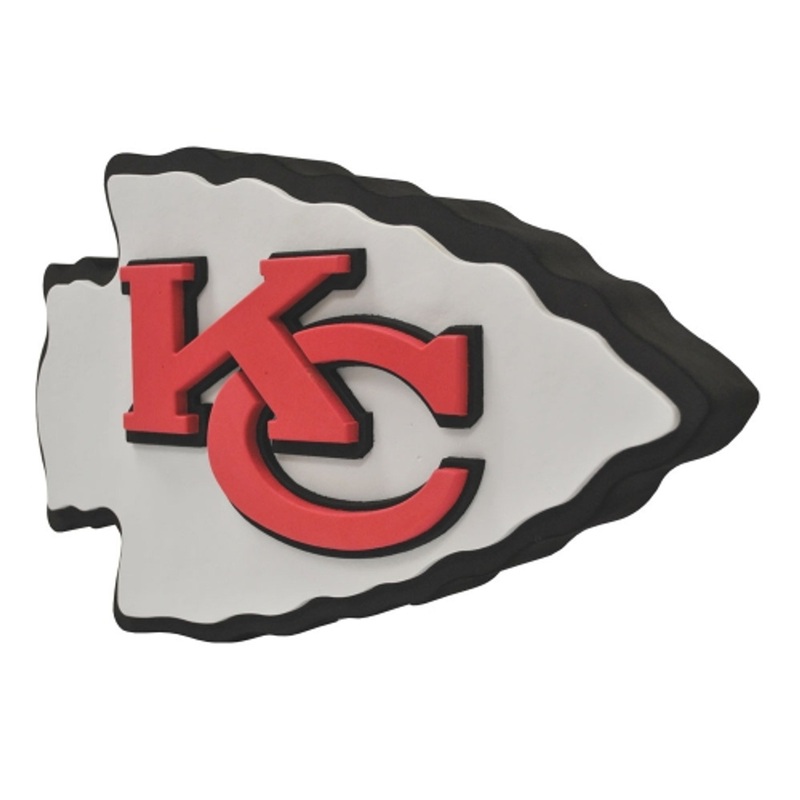 Kansas City Chiefs 3D Fan Foam Logo Sign