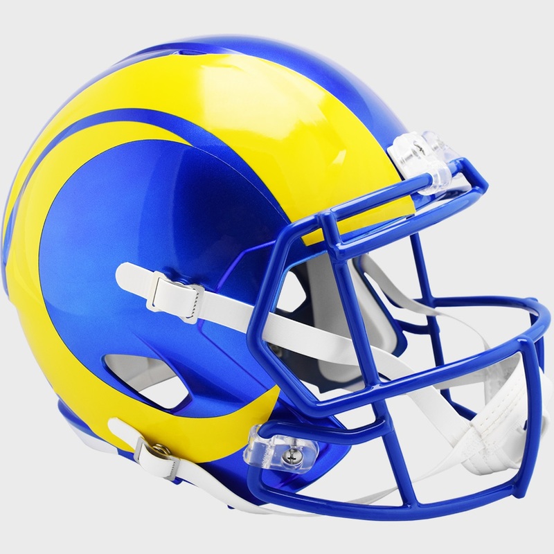 Los Angeles Rams New SPEED Riddell Full Size Replica Football Helmet