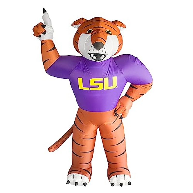 LSU Tigers Mascot Mike the Tiger 7′ Tall NCAA Inflatable