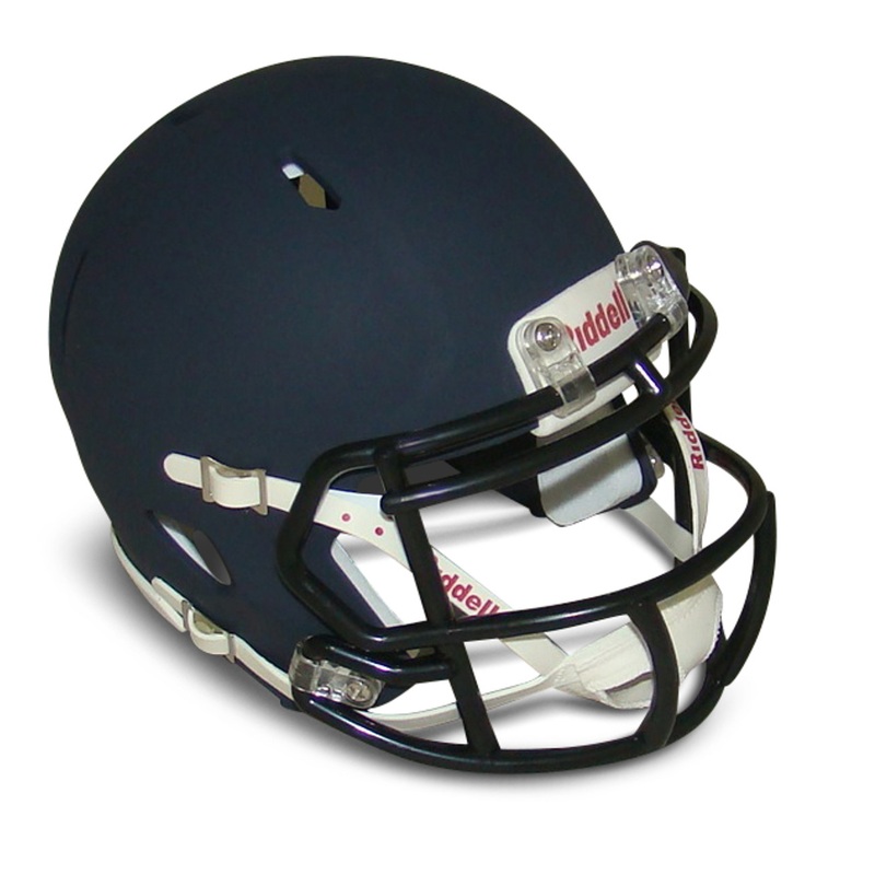 Matte Navy Blue Blank Riddell Revolution SPEED Mini Football Helmet