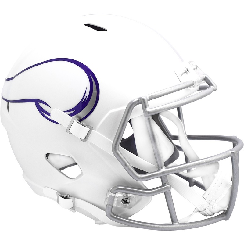 Minnesota Vikings Alternate White 2024 On-Field Riddell SPEED Full Size Replica Football Helmet