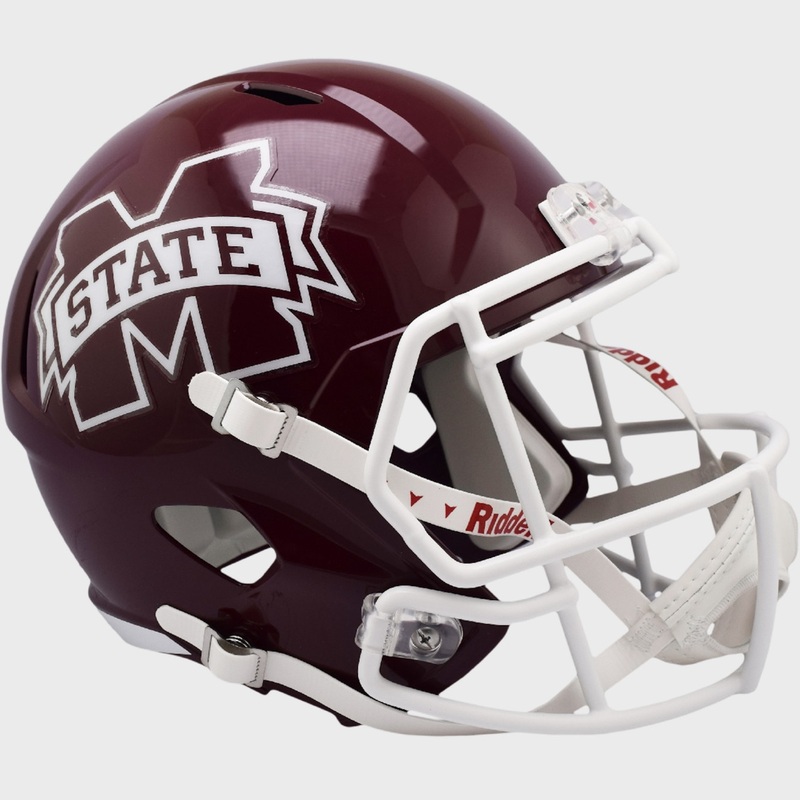 Mississippi State Bulldogs 2021 Speed Full Size Replica Football Helmet