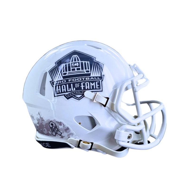 NFL Hall of Fame Salute to Service Version 3 Riddell Mini Speed Football Helmet
