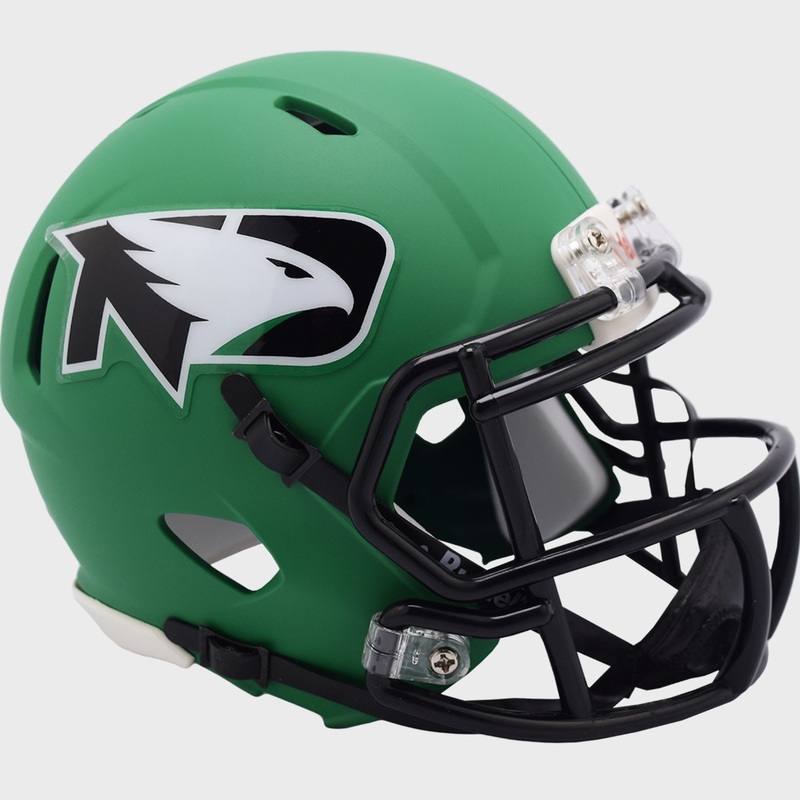 North Dakota Fighting Sioux 2021 Matte Green NCAA Riddell SPEED Mini Football Helmet