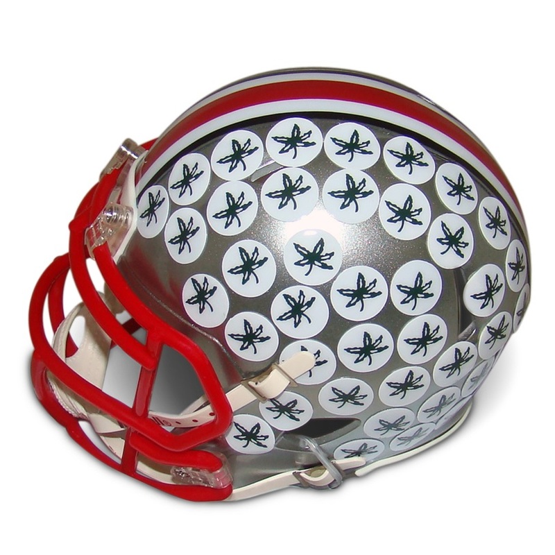 Ohio State Buckeyes Chrome Riddell Speed Mini Helmet – New Flash Alternate