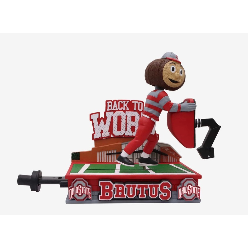Ohio State Buckeyes Mascot Brutus Buckeye Training Camp Mascot 8″ Sliding Bobblehead Bobble Head Doll