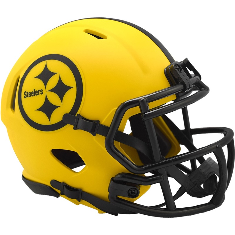 Pittsburgh Steelers Alternate RAVE Revolution Speed Mini Football Helmet – New in Riddell Box