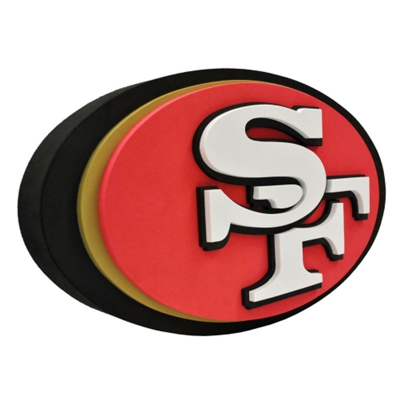 San Francisco 49ers 3D Fan Foam Logo Sign