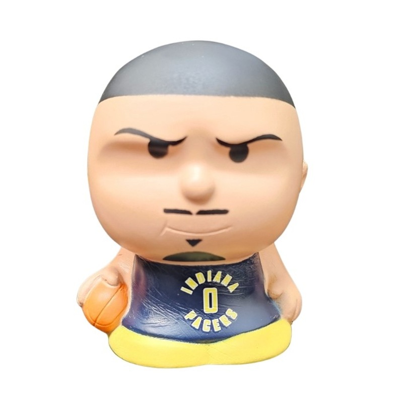 Tyrese Haliburton Indiana Pacers Series 4 Jumbo SqueezyMate NBA Figurine