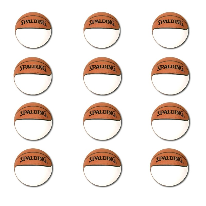 12 Spalding NBA Mini Autograph Basketballs (One Dozen)