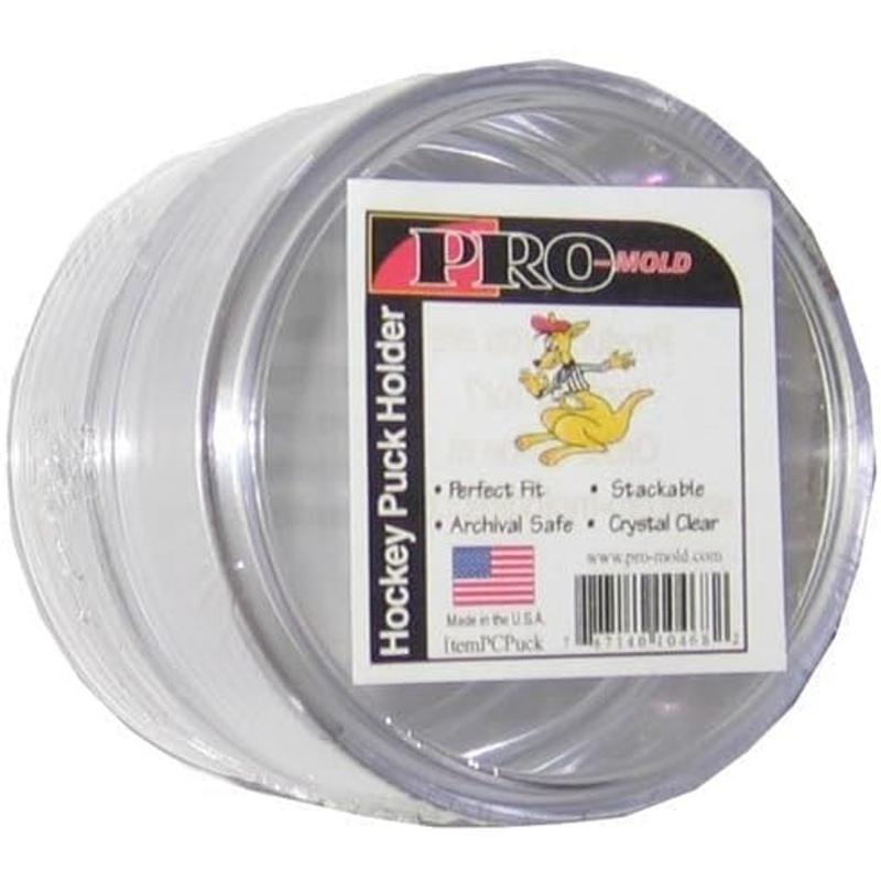 2 Pack – Round NHL Ice Hockey Puck Tube Holder with UV Protection