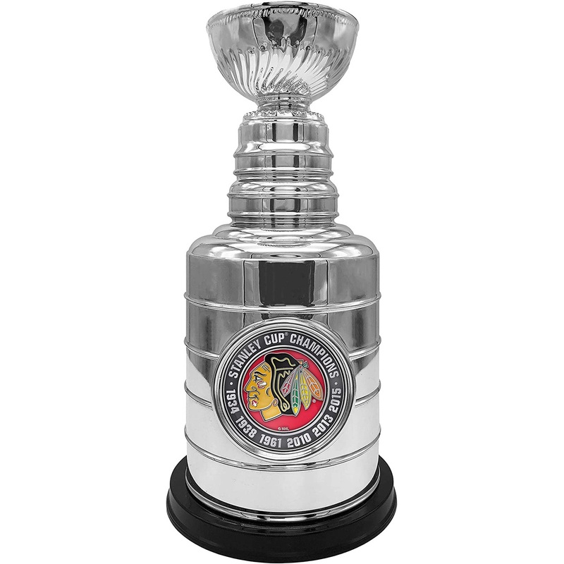 Chicago Blackhawks NHL 2015 Stanley Cup Champions 8 inch Resin Replica Trophy