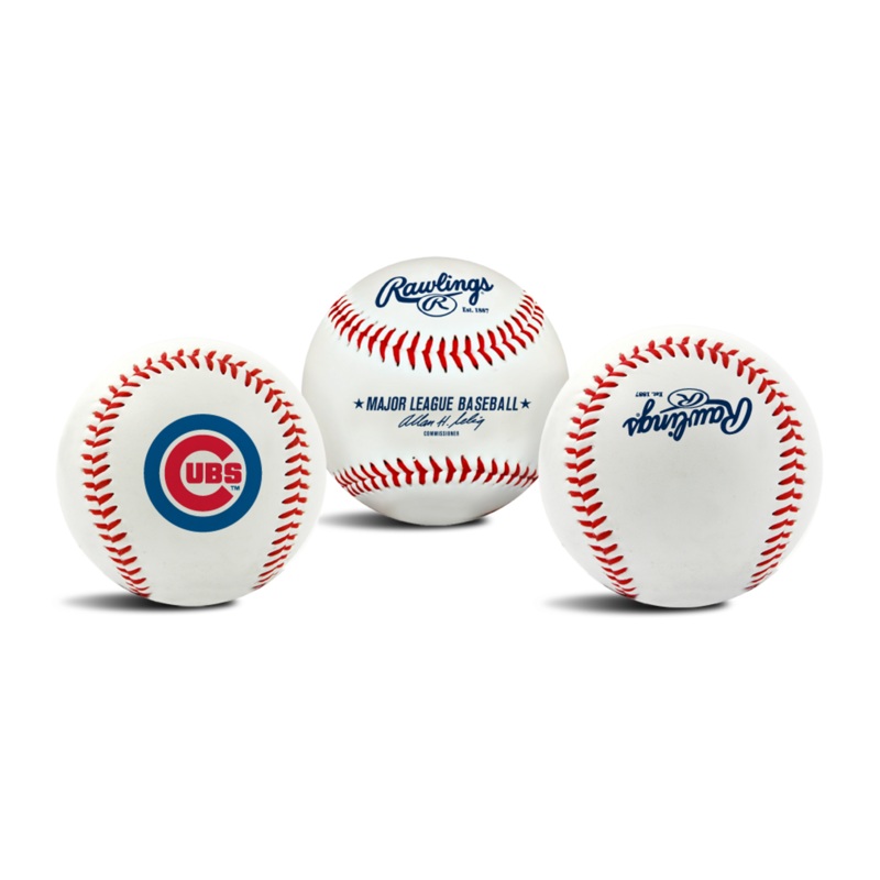 Chicago Cubs Rawlings “The Original” Team Logo Baseball