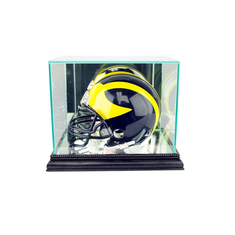 Deluxe Real Glass Mini Helmet Display Case