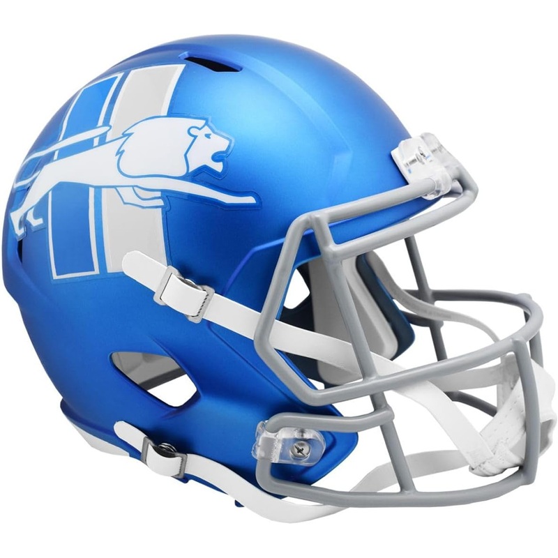 Detroit Lions Alternate 2023 On-Field Riddell SPEED Full Size Replica Football Helmet