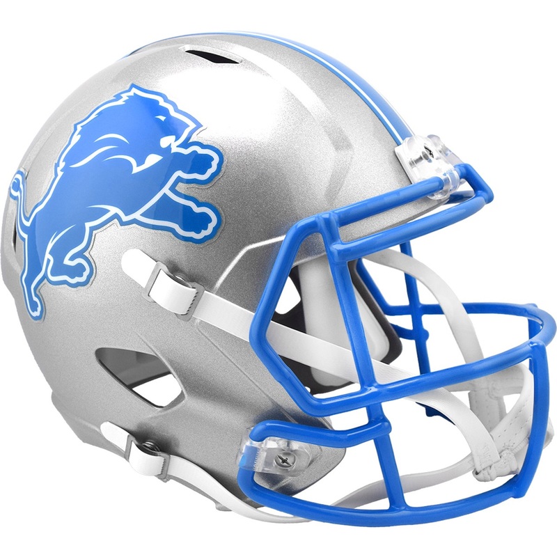 Detroit Lions New 2024 Revolution SPEED Full Size Replica Football Helmet