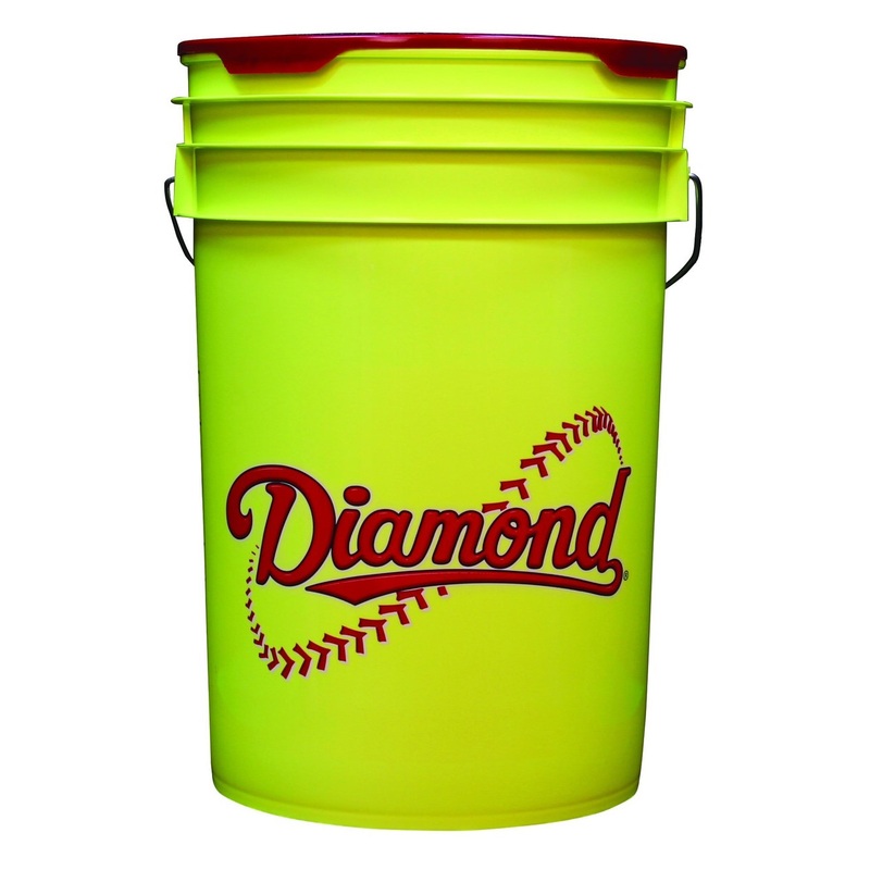 Diamond 6 Gallon Yellow Bucket With Padded Lid Black BKT Y